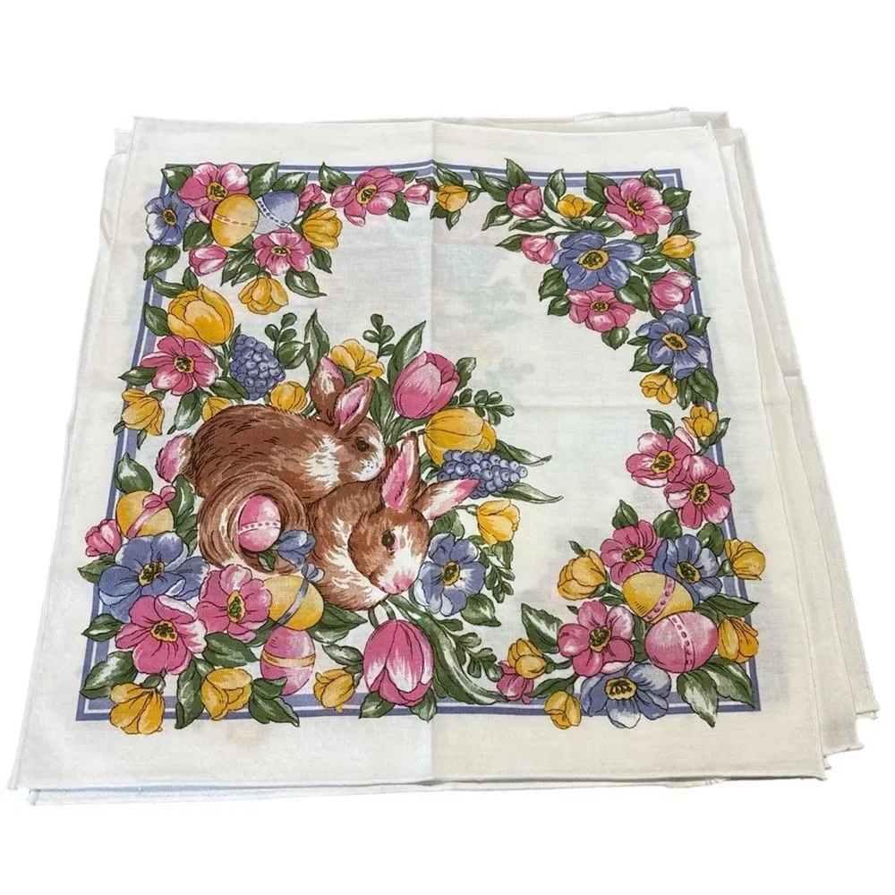 SPRING BUNNY DINNER NAPKINS 20